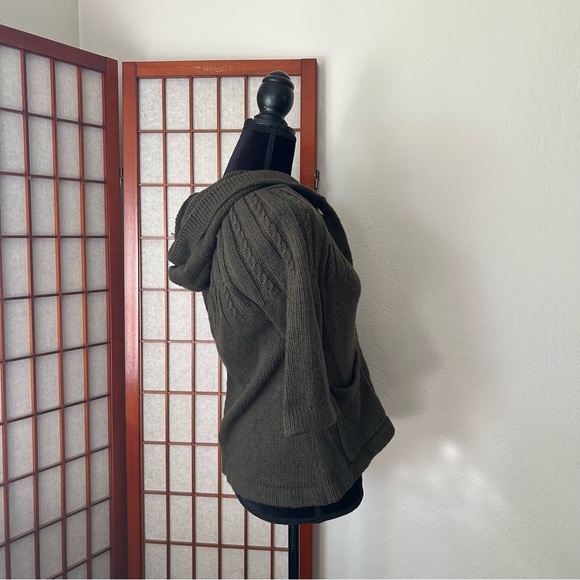 NWT Olive Green Fall ‘07 Millau LF Swing Cardigan Y2K - Picture 5 of 14